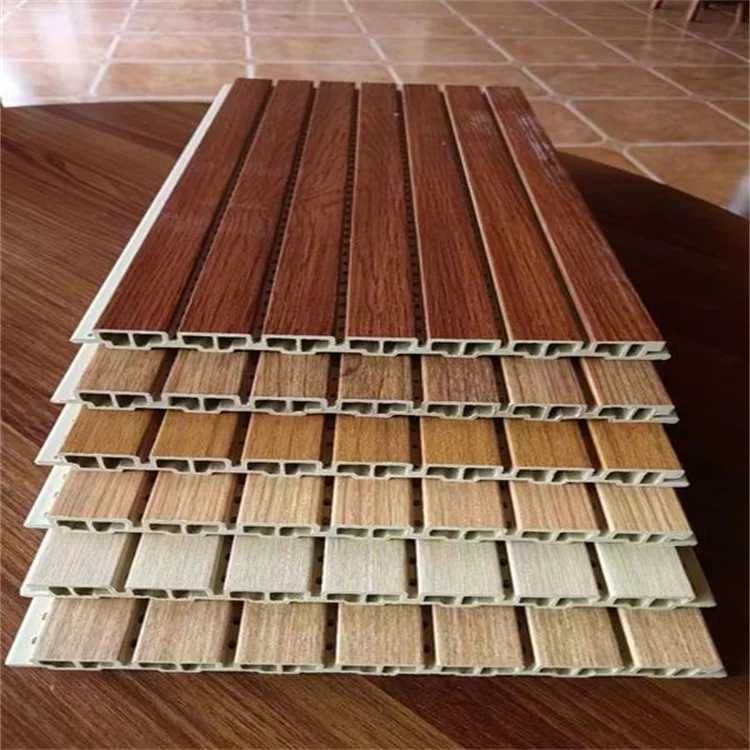 Waterproof Bathroom Decorative WPC Panels PVC Ceiling 3d Wall Panel