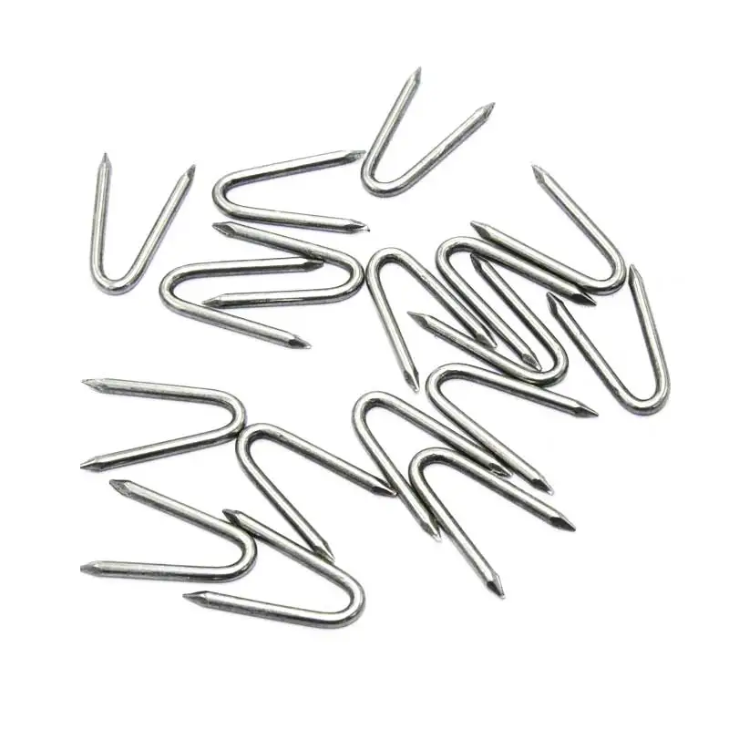 Good Price Hot Dip Galvanized U Nails U Shaped Staples for Secure Mesh Fencing