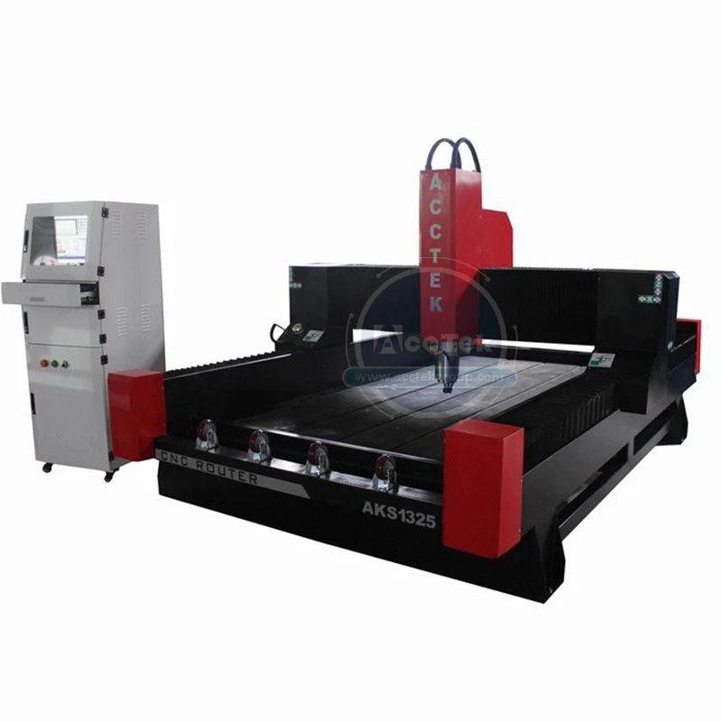 Acctek High precision 1325 cnc granite cutting machine for stone engraving cnc router machine