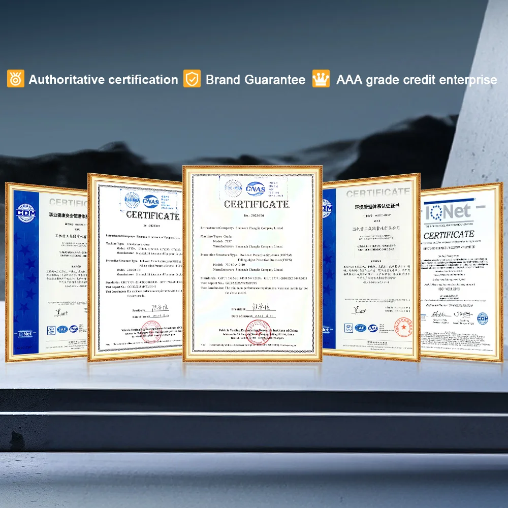 Changlin brands Euro5 crawler 8 Tons Earth moving equipment Hydraulic Crawler Excavator epa certified excavator