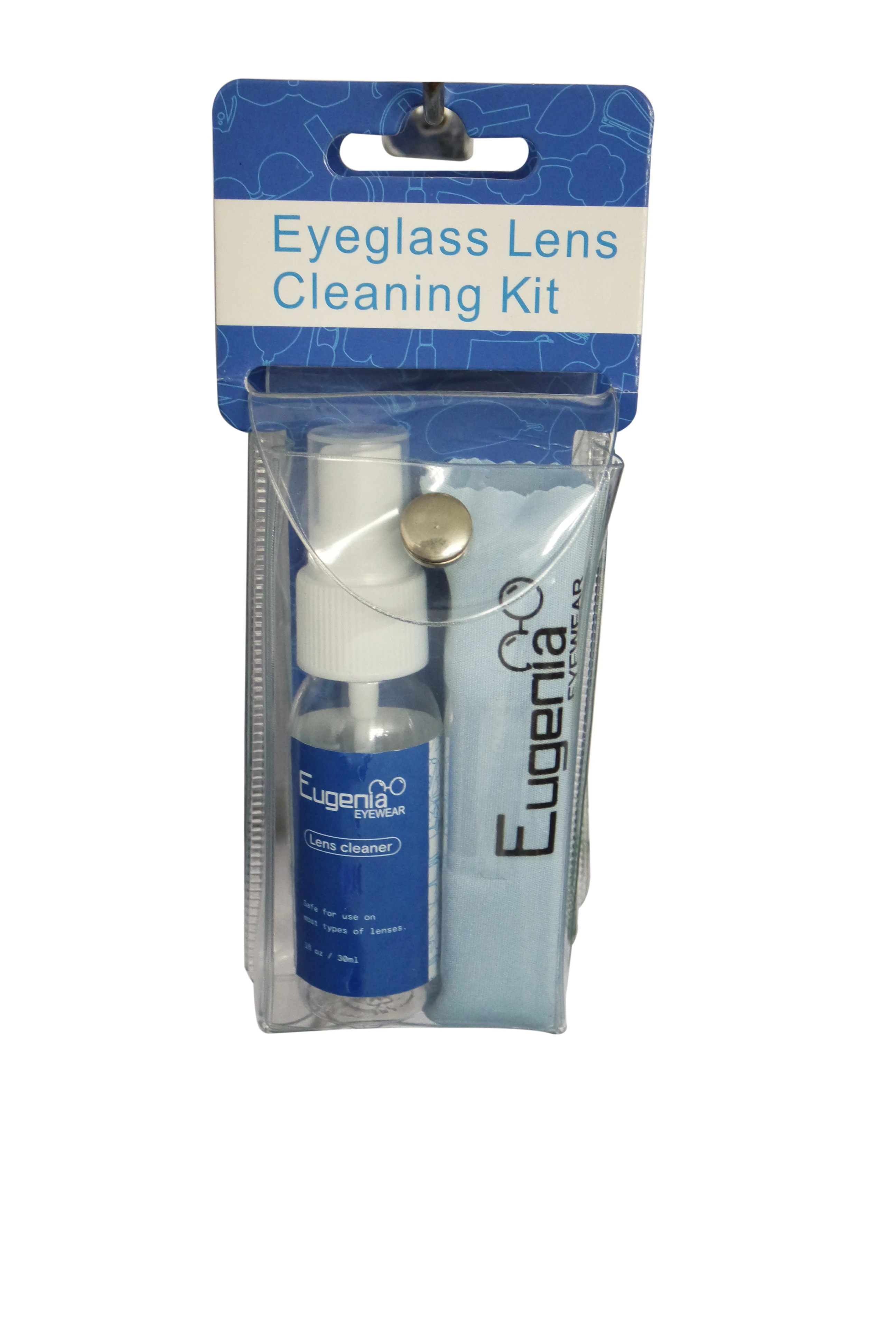 EUGENIA  fashion hot sale  30ml customized lens cleaner with glasses cloth lens cleaner sets