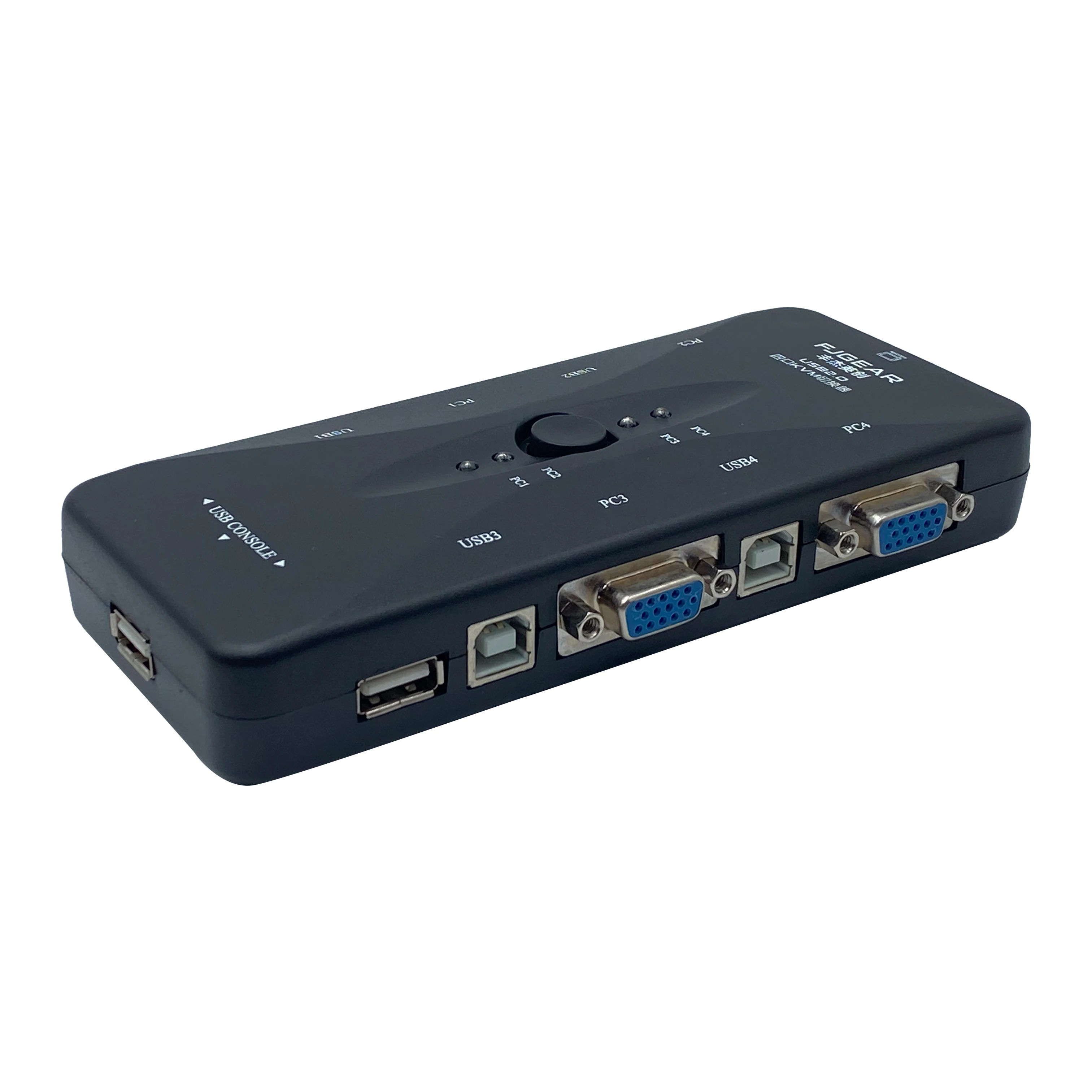 FJ-4UK-T modern Top Grade rack mount kvm console and switches 10 port kvm switch kvm switch 2 port