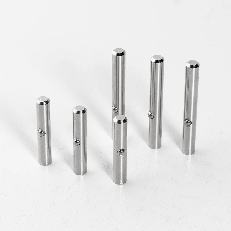 Customized 304 Stainless Steel rod pin with spring loaded ball  industrial hardware for locking positioning