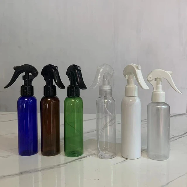Hengjian 150ml plastic trigger spray bottle with fine mist sprayer for cosmetic perfume and  hair care packaging mousse