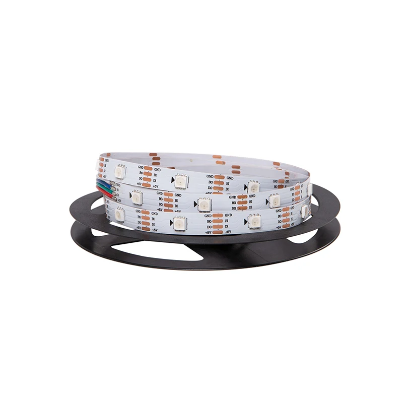 Dream Color 5050 RGB 2812 LED Strip Light 30 Leds/M Built-In IC WS2812 Addressable DC 5V WS2812B IP67 IP20 IP66 Rated