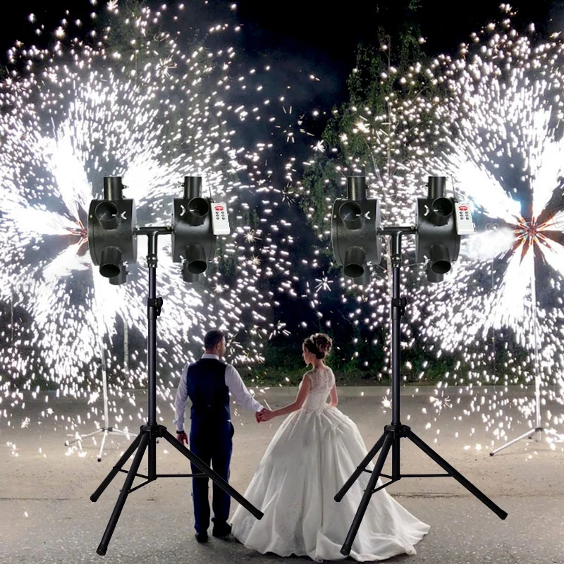 Stage Ice Fountain Remote Indoor Pyrotechnic Wedding Sparkler Ignition Party Equipment Cold Fire Pyro Firework Firing System