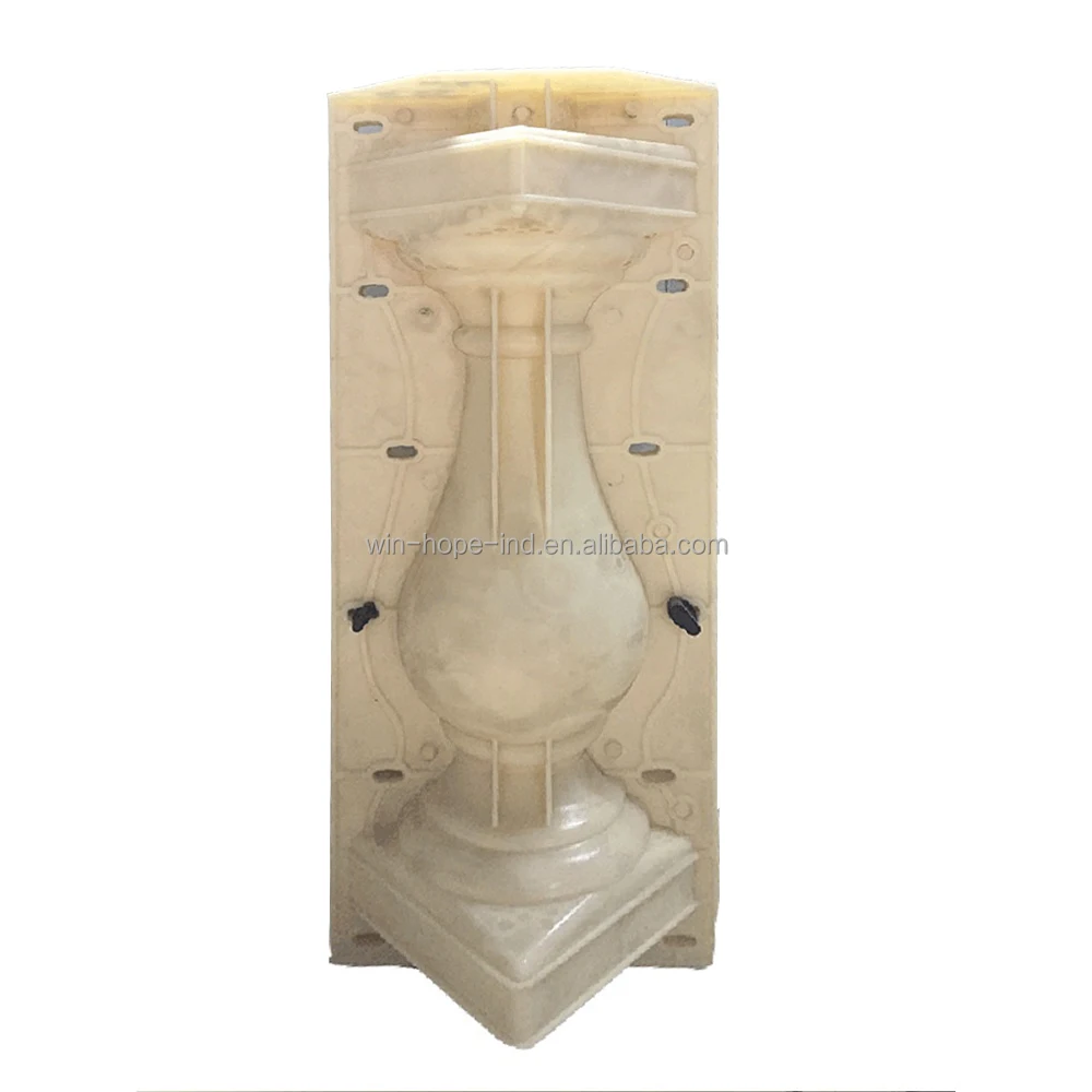 ABS plastic concrete railing baluster fence balustrade pillar mold plastic mold for concret baluster pillar mold fence pillar mould roman column pillar mold