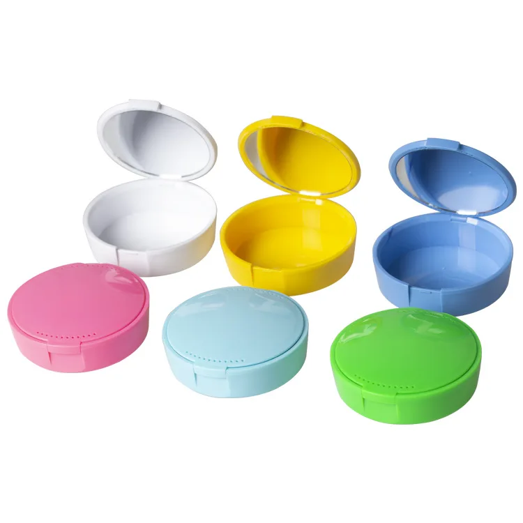 Best Selling Teeth Mouth Guard Denture Dentist Dental Retainer Custom Logo Dentur Box Braces Case