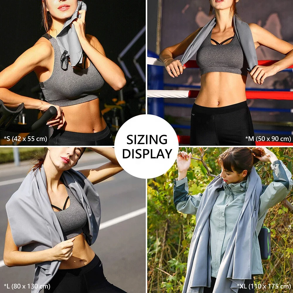 Durable microfiber towel travel sports beach towel camping body gym towel for daily uses