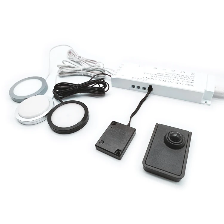 Mini DC 12V rechargeable touch-sensitive wireless switch for furniture lighting