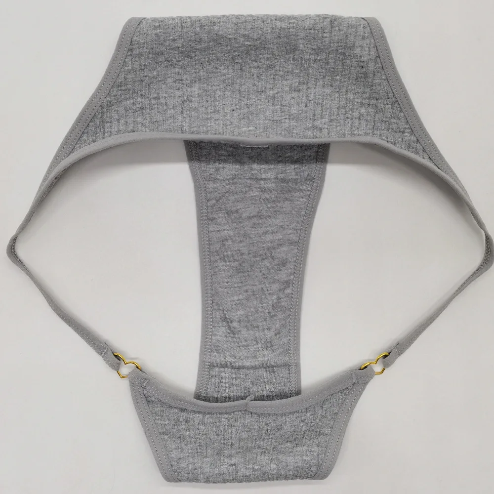 New Design Women Cotton Panties Sexy Low Waist Briefs G String Underwear Heart Metal Decoration Underpants Breathable Lingerie