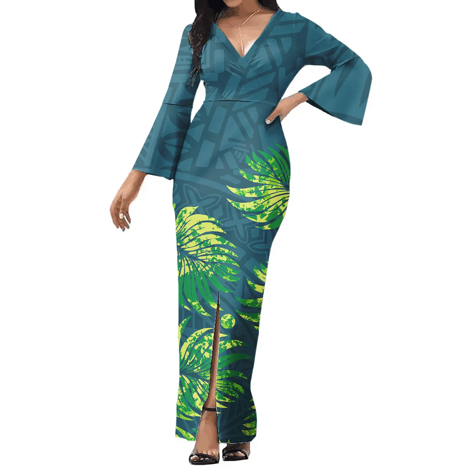 Customise Polynesian Tribal Dress Stylish Dresses For Women Luxury Design Women Elegant High Quality Women Plus Size Dress