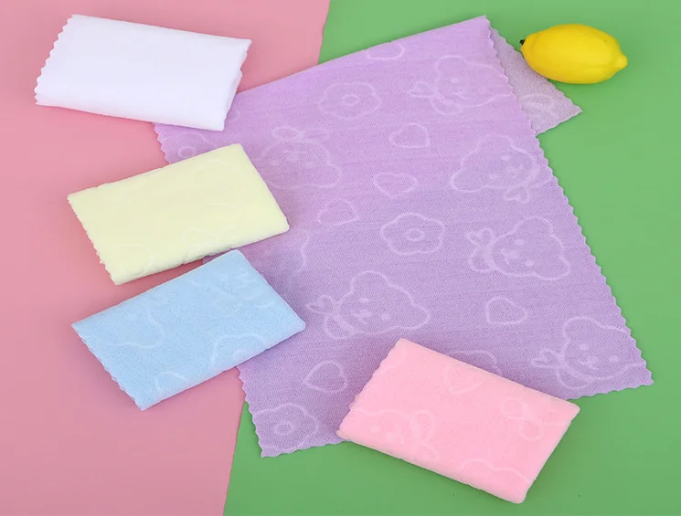 XIAOAO Manufacturer wholesale Microfiber 25*25cm Cleaning  terry towel and recycled towel