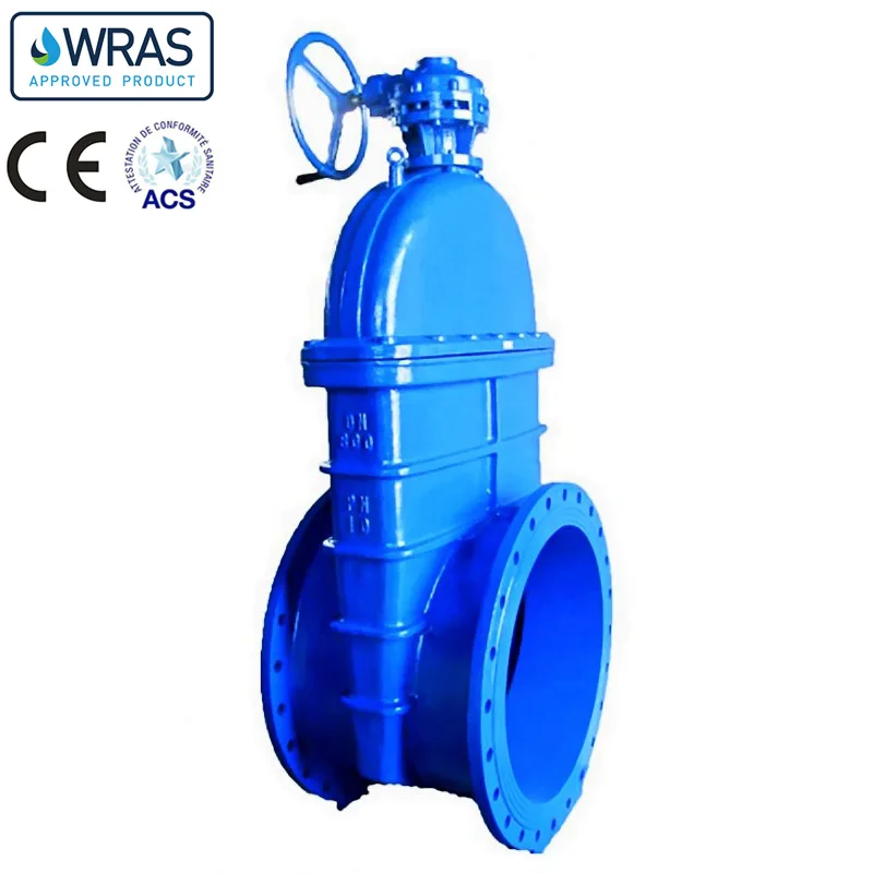 Big size PN16 DN600 DN1200 DN800 ductile iron resilient seated wedge gate valves