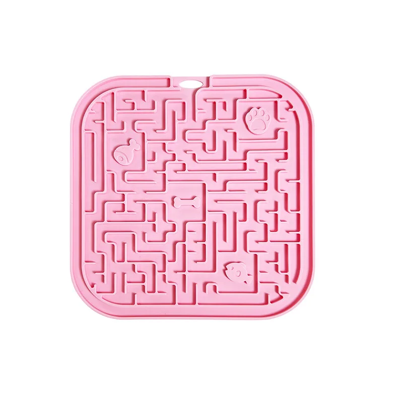 Pet Eating Speed Stops Gulping Labyrinth Slow Feeding Food Mat for Small Dogs Cats