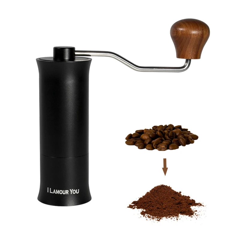 Hot Salestainless steel coffee grinders Hand Crank portable