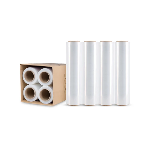PE Clear Plastic Wrapping Roll Pallet Bulk Stretch Wrap