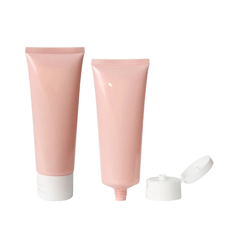 Fast Delivery Empty High Quality Round Transparent OEM/ODM Cosmetic Tube 100Ml Biodegradable Plastic Tube