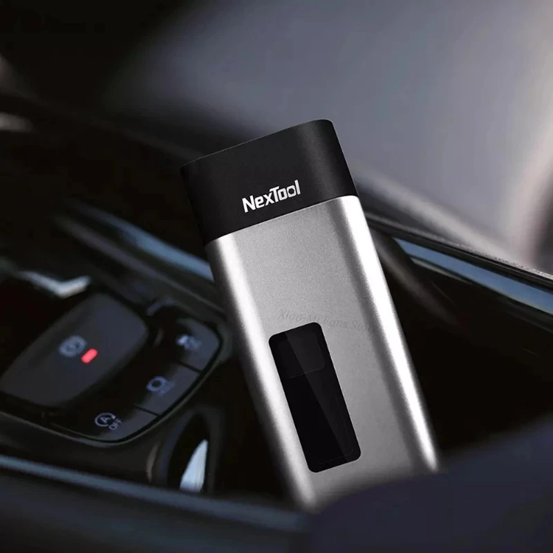 Мини-Алкотестер Xiaomi NexTool 4 в 1, Портативный Автомобильный анализатор дыхания с ЖК-дисплеем, с выключателем для окон, резаком и внешним аккумулятором