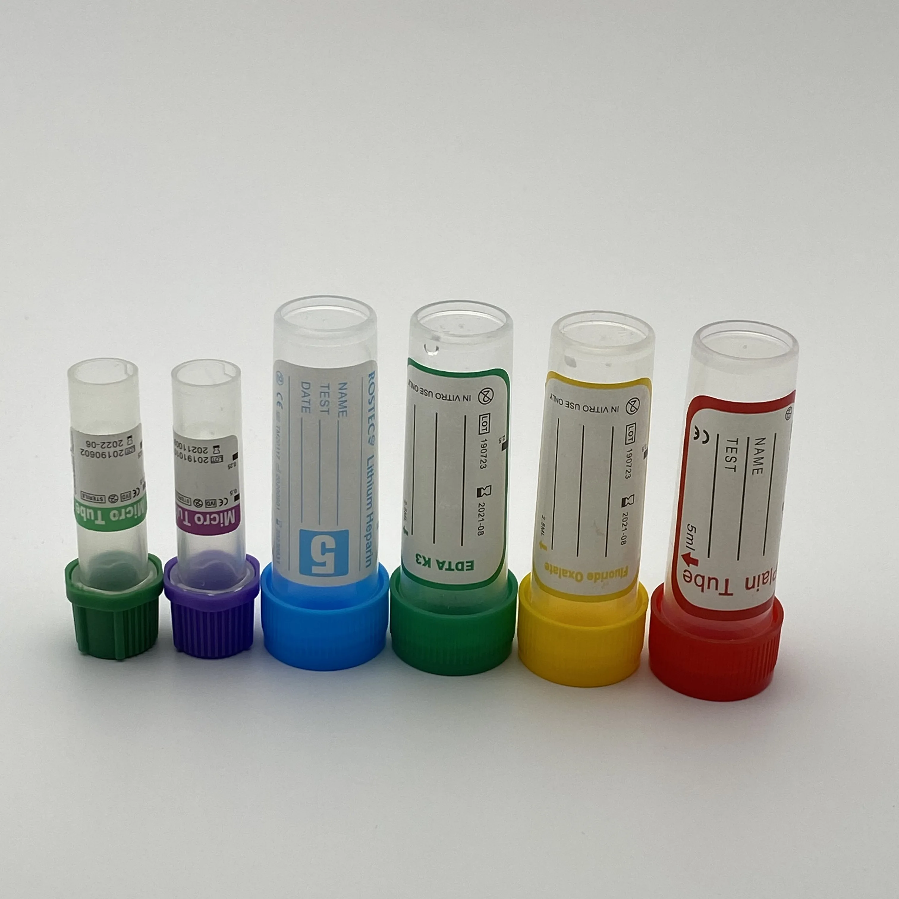 micro vacuum non vacuum edta k2 k3 blood collection tube