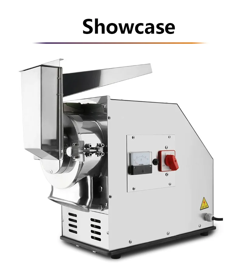 HANBOO Mills to Grind Wheat Spices Garlic Chili Corns and Vegetables High Speed Fine Chilli Powder Rice Grinder Pulverizer