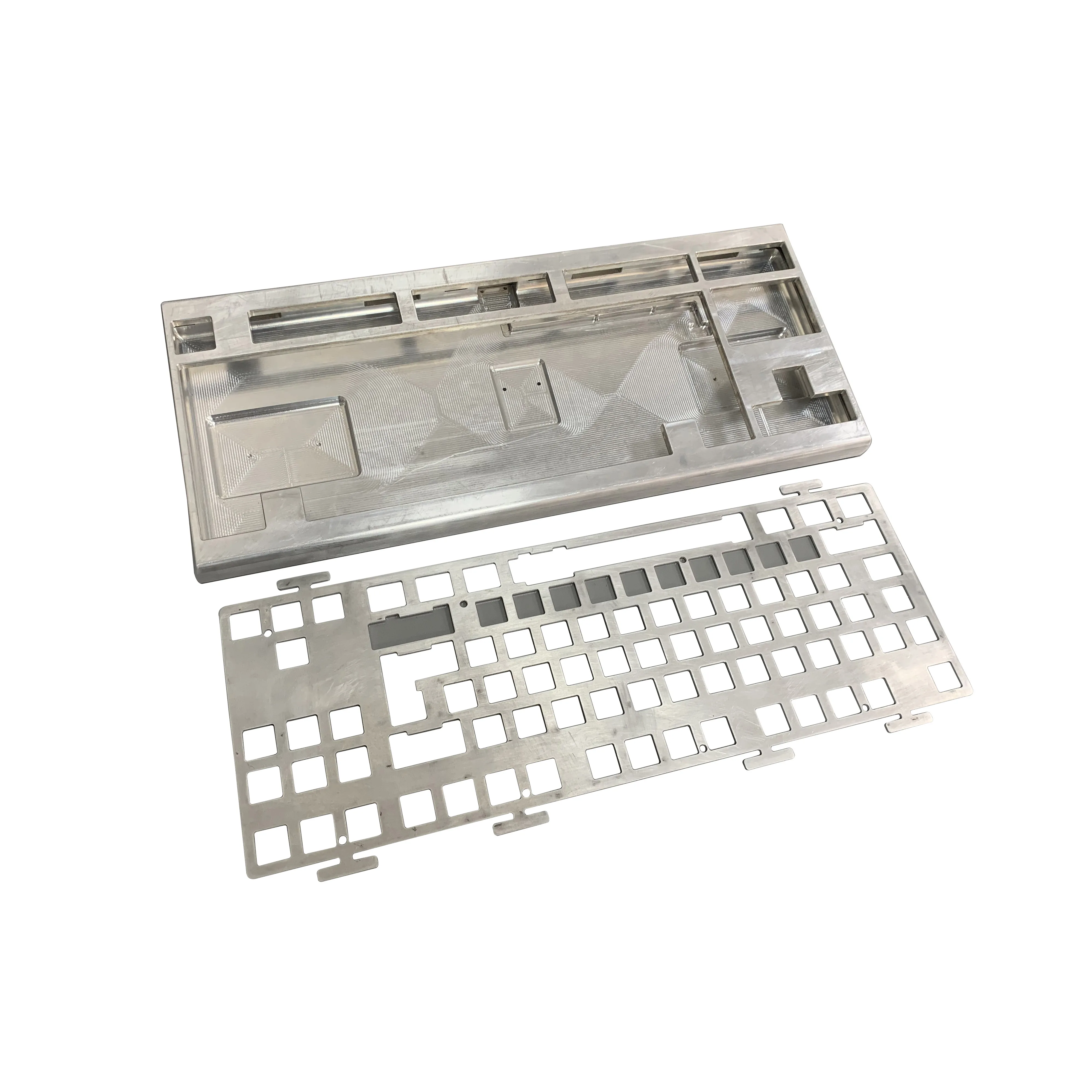 60%/80%/100% Cnc Computer Keyboard Customized Aluminum Keyboard Case/plate/weight/top Parts