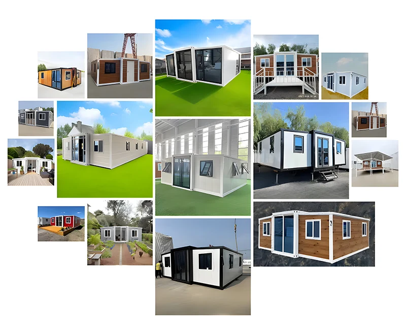 Ready Made Shipping Light Steel Prefabricated Sound Insulation Expandable for 10 Minutes Office Mobile Home Fast Construction