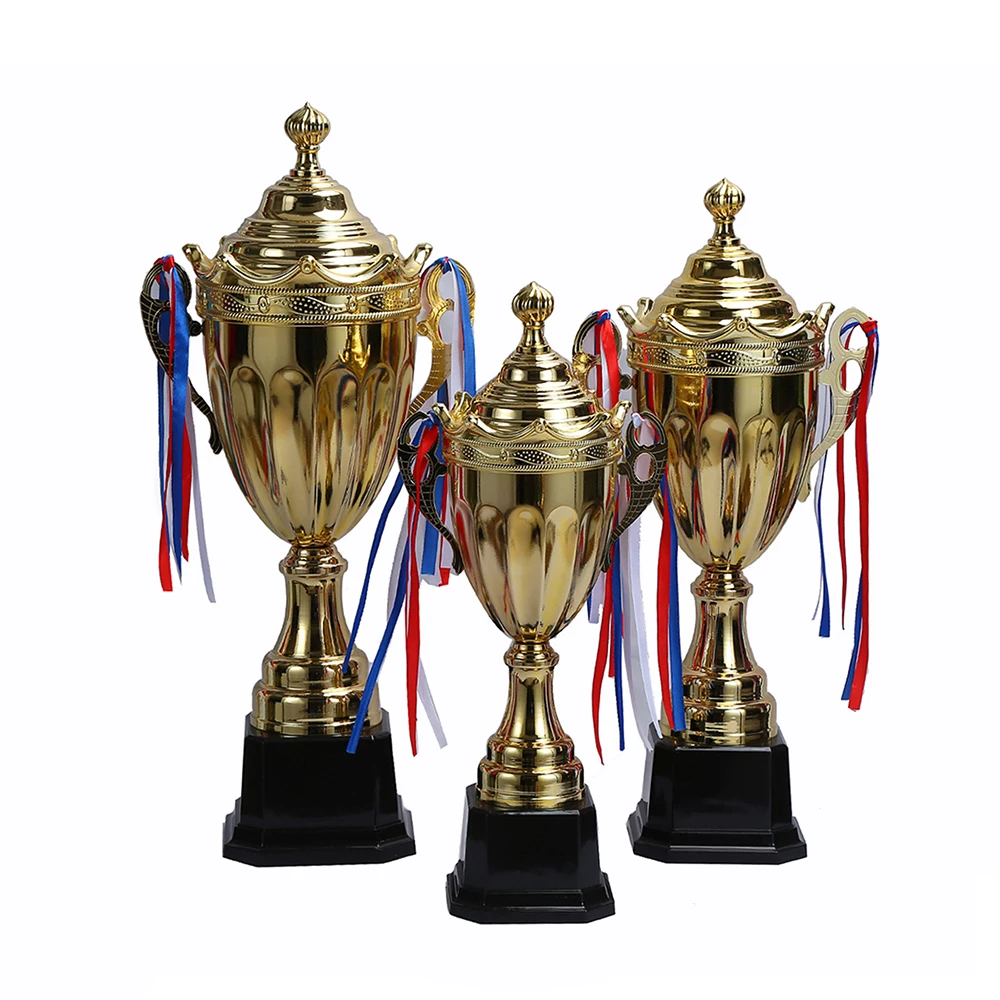 Yiwu Collection winners podium trophy soccer trophies and medals football trophy award