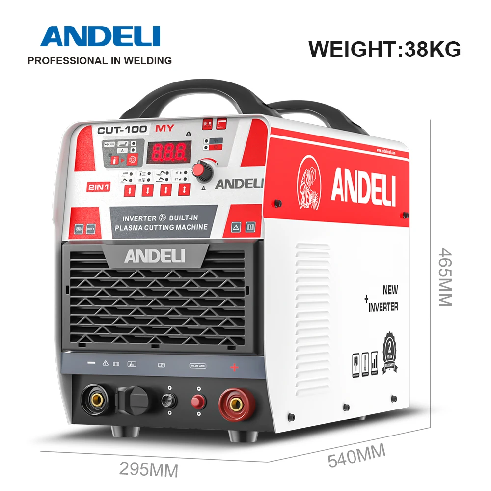 ANDELI 2022new arrival good quality competitive price Industrial Arc Plasma Cutting Machine OEM/ODM Built-In Air Compressor 380V