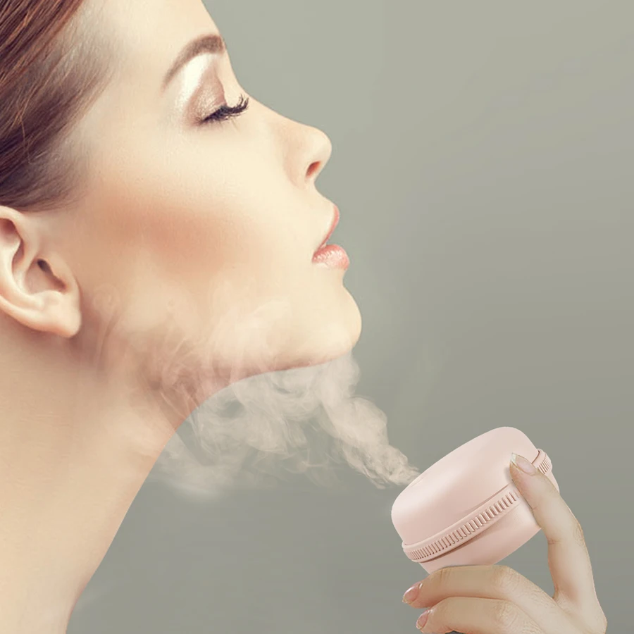 2023 Cute Mini Portable Mist Humidifier Small Usb Mushroom Room Battery Car Air Freshener Diffuser with Logo Negative Ion Manual