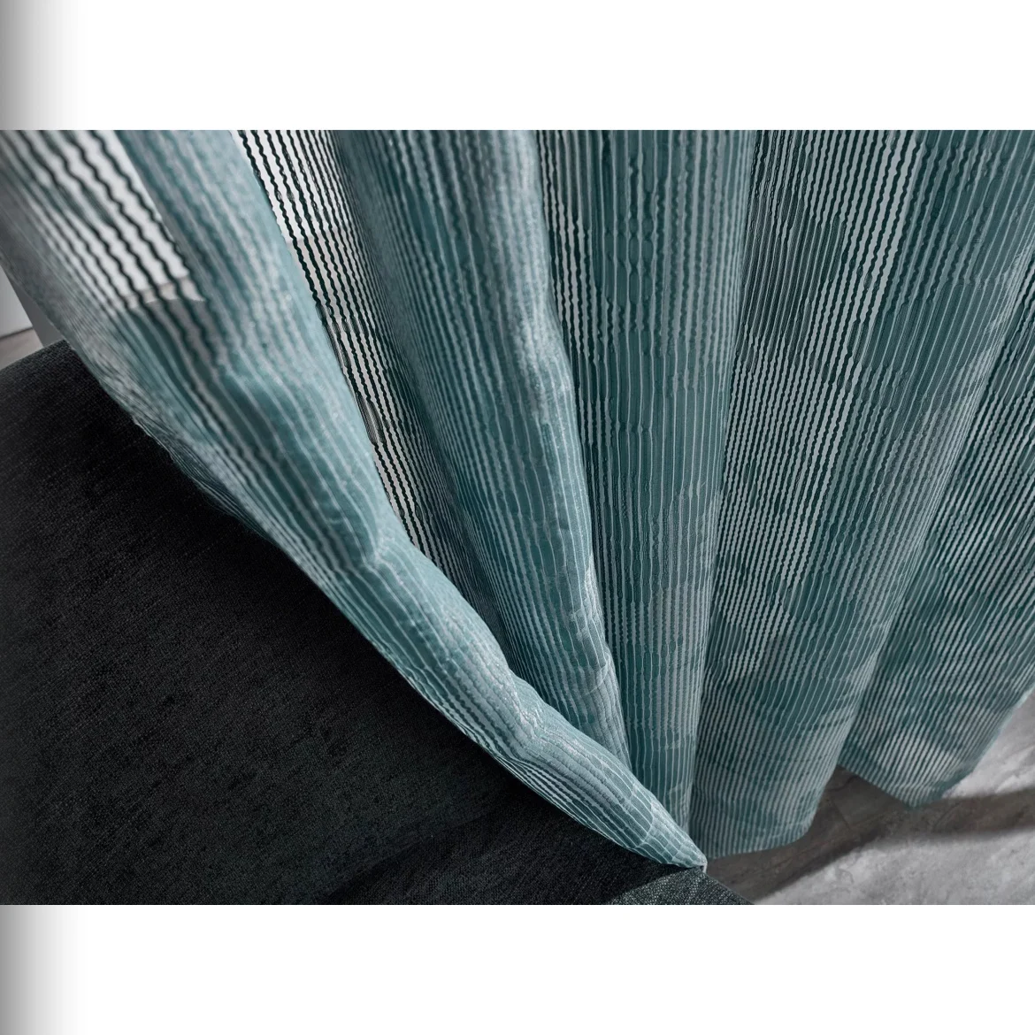 European Germany factory direct sales ready made style sheer curtains for the living room luxury