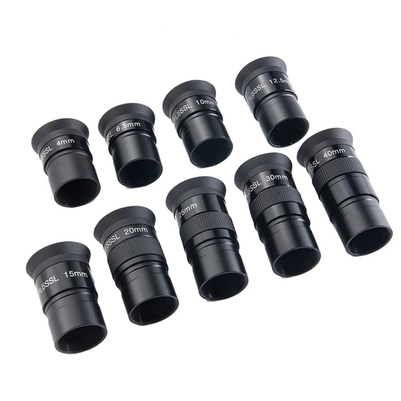 Wholesale focal length 4mm 6.5mm 10mm 12.5mm 15mm 20mm 25mm 30mm 40mm eyepiece Lens for Telescope Eyepiece Astronomy