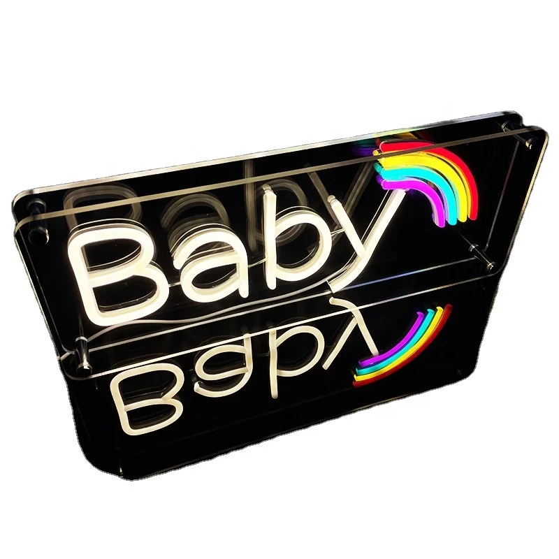 Hot Sale Desktop Signs Flex Light Good Quality Custom Advertising Acrylic Led Sign For Wall Decoration Neon Sing