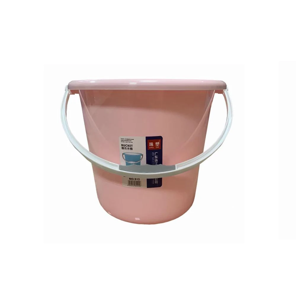 hot sale  manufacturer colorful  plastic round custom  bucket with handle