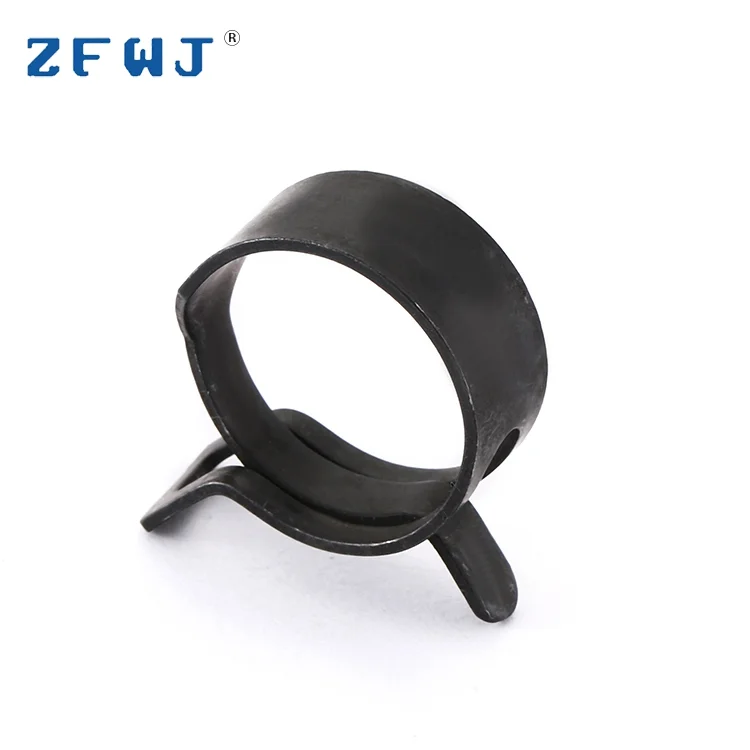 Wholesale 17-19mm mini type spring band elastic hose clamp black