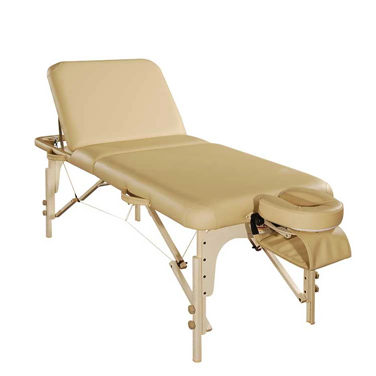 Luban-Fabius 5 year limited warranty Height adjustable Wooden Beauty Table Foldable massage bed