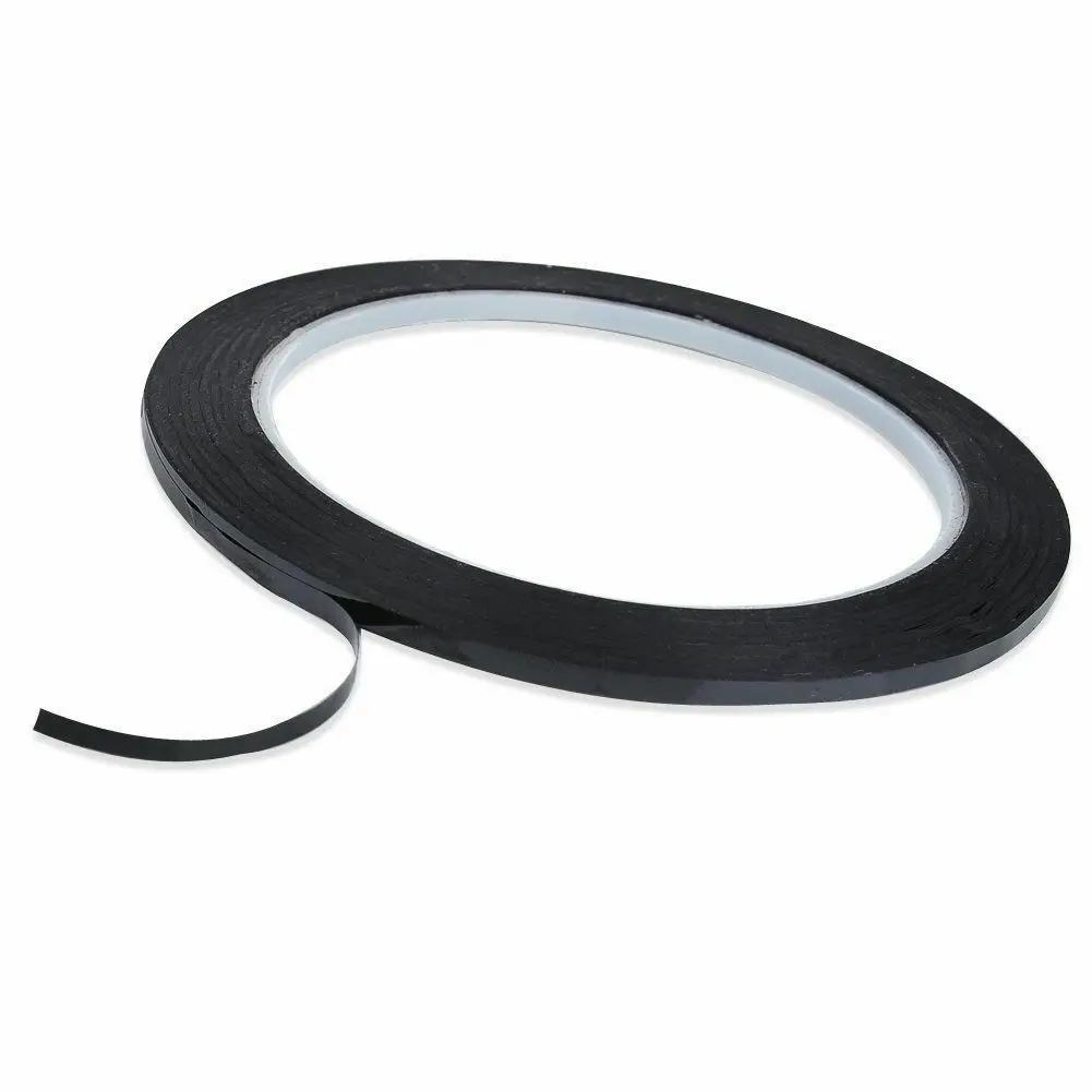 66m x 3mm Self Adhesive Whiteboard Grid Gridding Marking Tape Non Magnetic Black