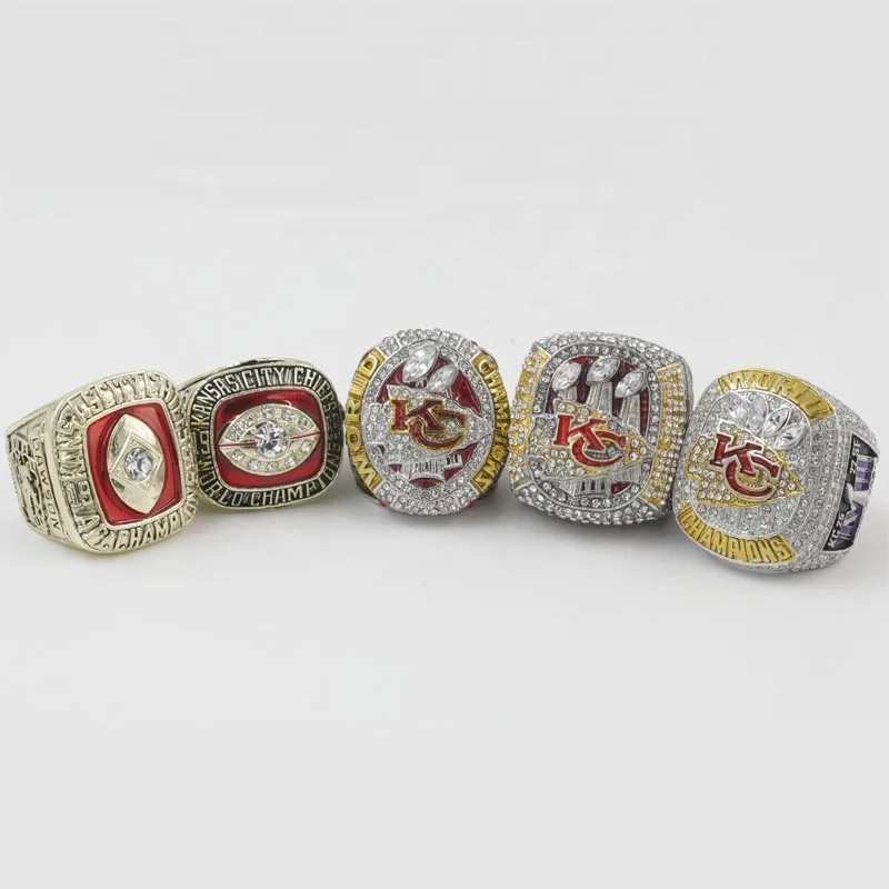 1966 1969 2019 2023 2024 KC Chiefs #15 MAHOMES набор для мужской коллекции колец чемпионата по футболу