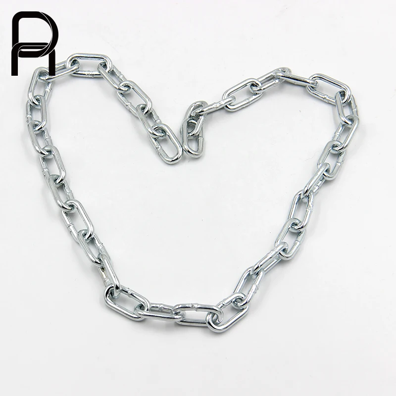 Strong bearing capacity steel lifting chain galvanized 4mm short link chain