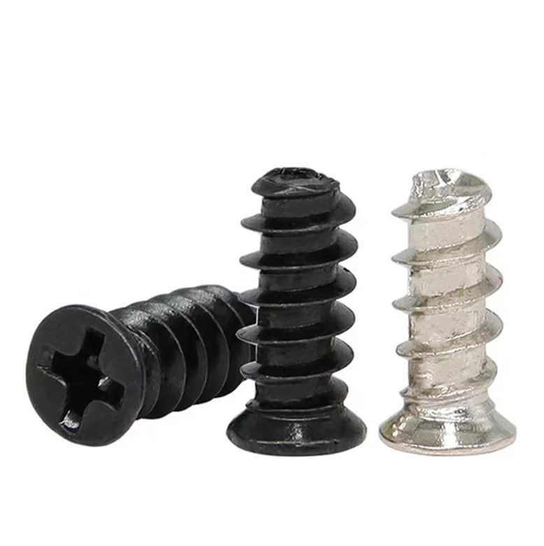 OEM Custom flat head phillips black Desktop laptop computer screw PC Fan Screws 5x12mm