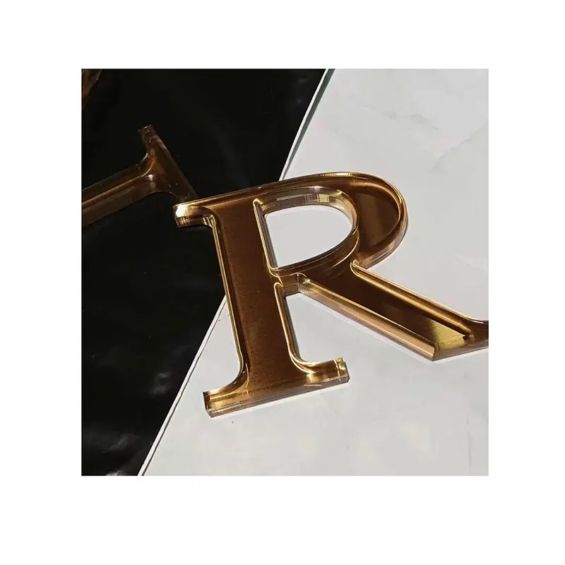 Wholesale acrylic letters Transparent acrylic 3d logo crystal acrylic signs