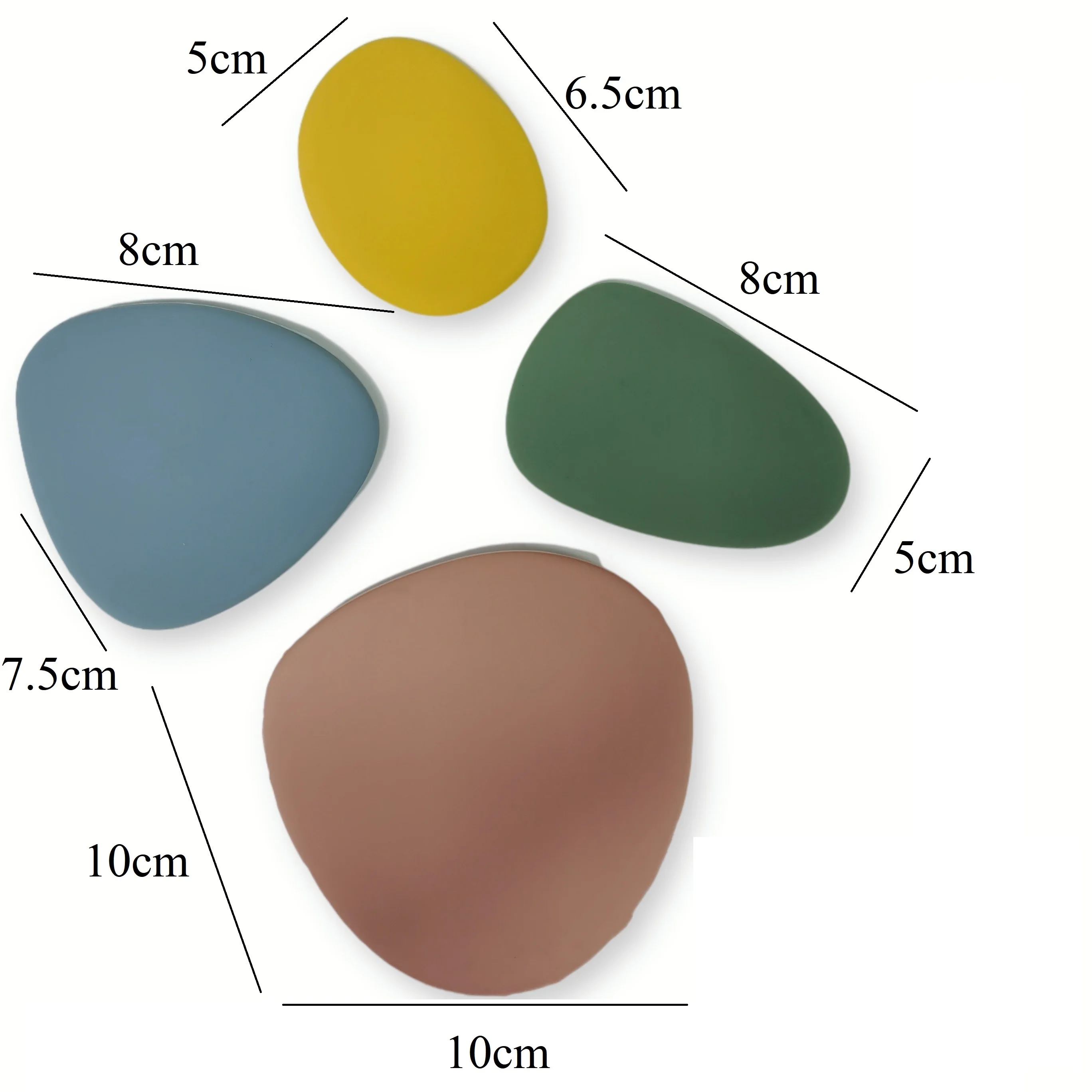 Wholesale Silicone Stacking Pebbles Learning Games Soft Stones Toys For Kids