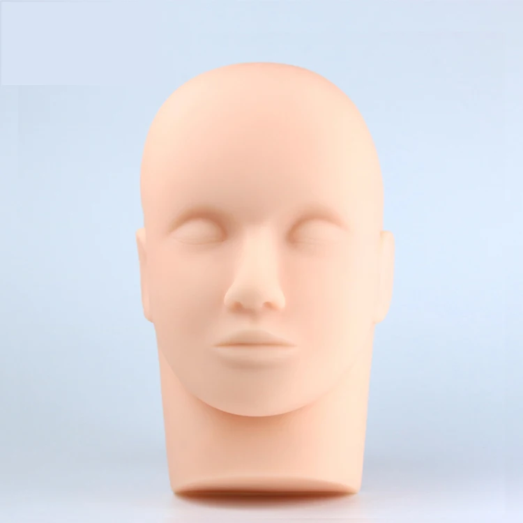 Practice Tool Eyelashes Training Flat Mannequin Heads For False Lashes Extensions