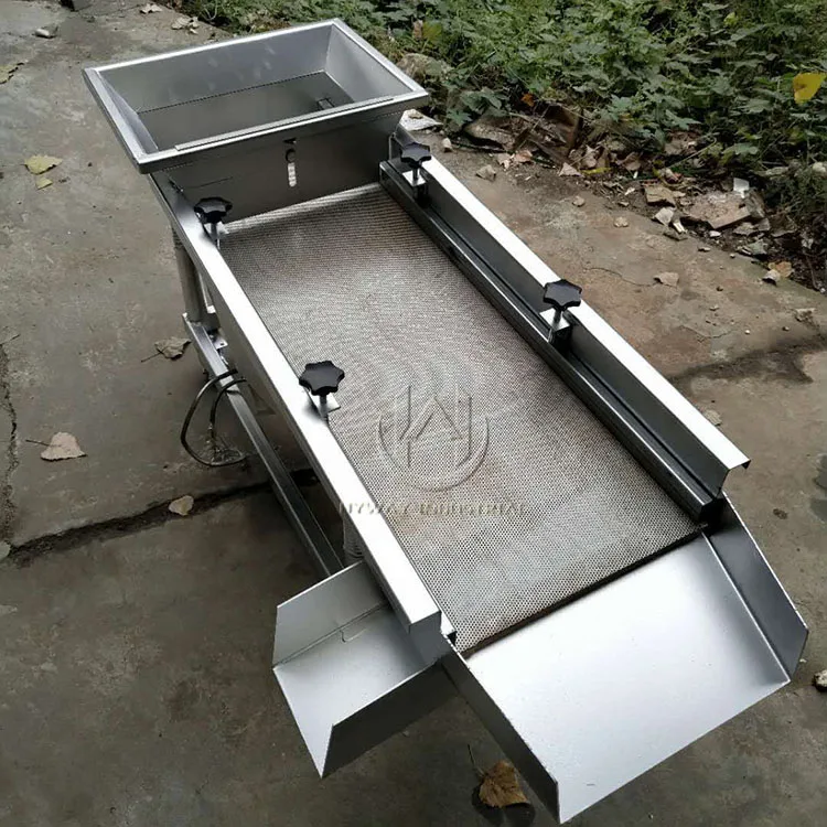 2 outlets 3 outlets Kitty Cat little ore silica sand soil compost grain coffee beans rice linear hot selling vibrating screen
