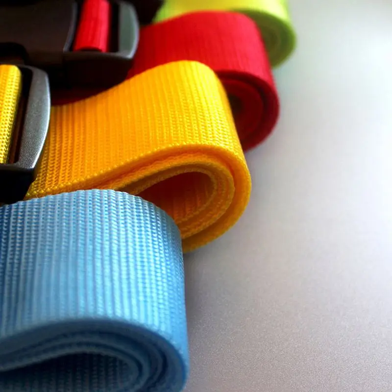 Wholesale Bulk Printed Adjustable Travel Luggage Belt Custom Logo Personalized Nylon Luggage Strap