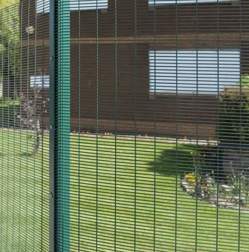Factory price PVC coated welded wire mesh 358 anti climb security fence panels for airport fence