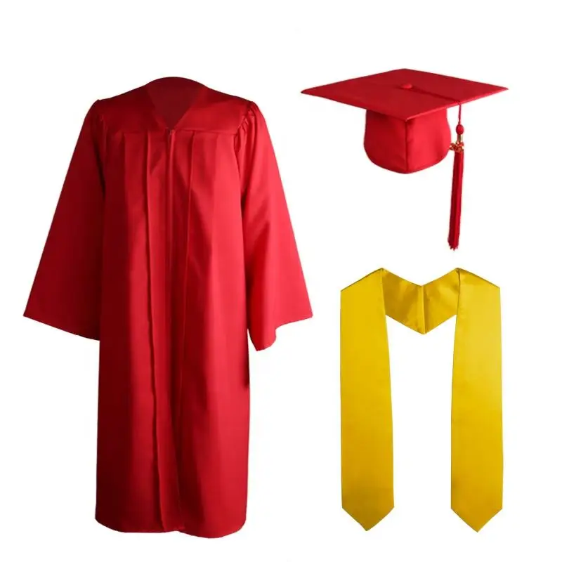 vestido academico graduation gown uniform robe de adulte pour navy blue graduation cap and gown set gowns for graduation