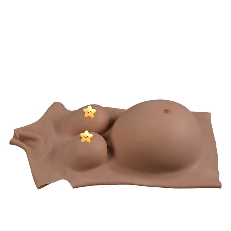 Realistic False Silicone Pregnancy Big Artificial 3-8 Month Fake Maternity Huge Man Woman Pregnant Belly