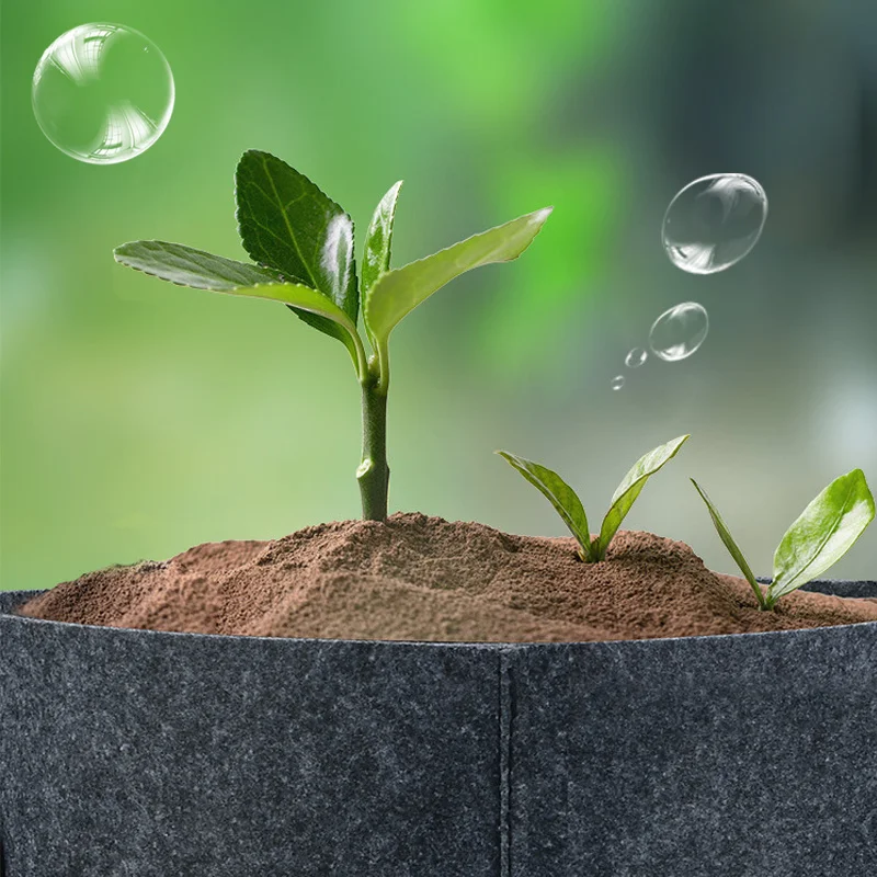 100 Gallon Large Capacity Waterproof Seedling Plants Nursery Bags Non Woven Fabrics Felt Potato Planting Grow Bags