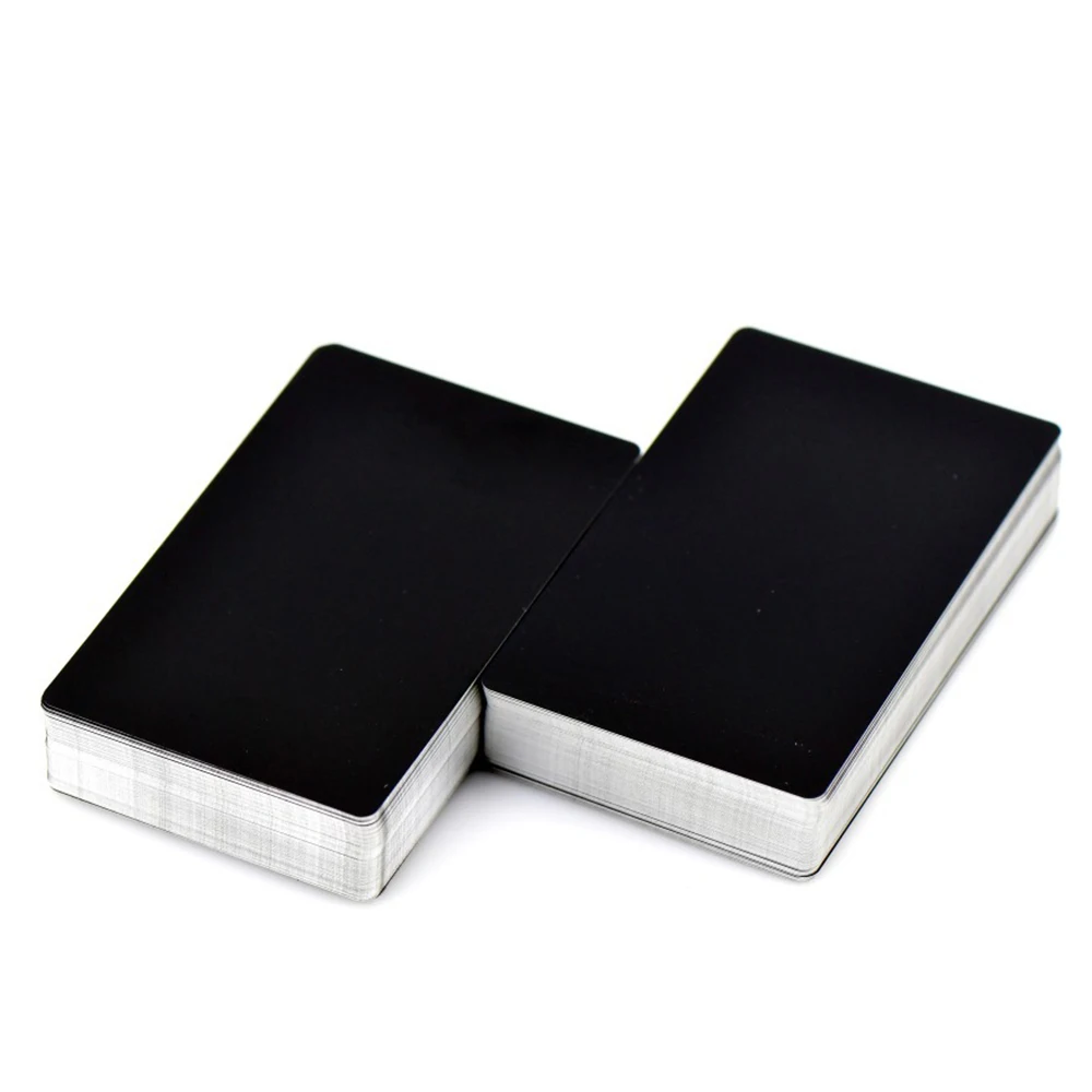 Engravable Colorful Durable Metal Aluminum Business Name Card for Men and Women